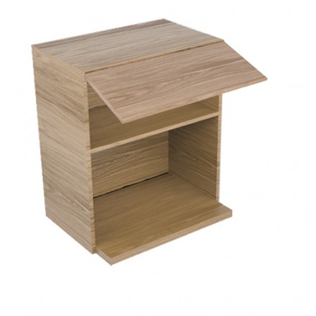 "MODULO PARA COCINA ALTA ALACENA UNA PUERTA CON SISTEMA PUSH, UNA REPISA, Y ESPACIO PARA MICROONDAS, 63 X 70 X 30,LINEA PLUS"