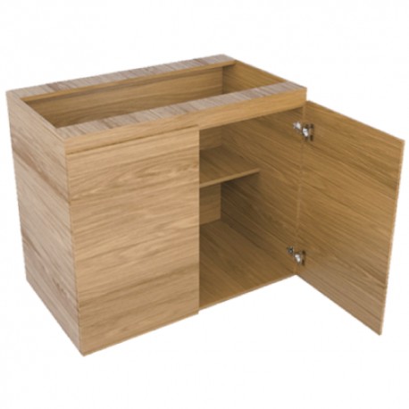 "MODULO PARA COCINA GABINETE DOS PUERTAS CON SISTEMA PUSH, UNA REPISA 100 X 74 X 58 LINEA PLUS"
