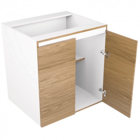 "MODULO PARA COCINA GABINETE DOS PUERTAS CON JALADERA, UNA REPISA 110 X 74 X 58 LINEA ESTANDAR"